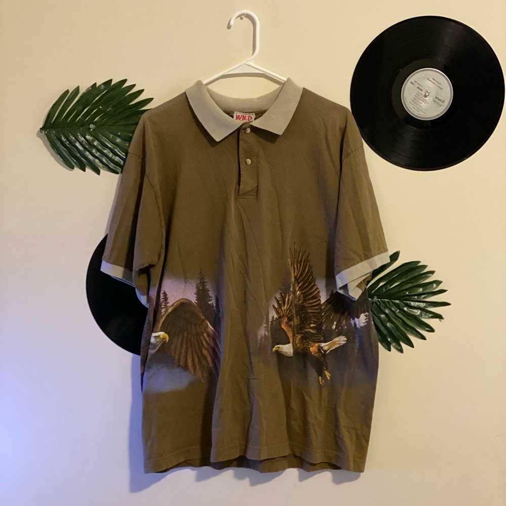Vintage Wild gear collar shirt